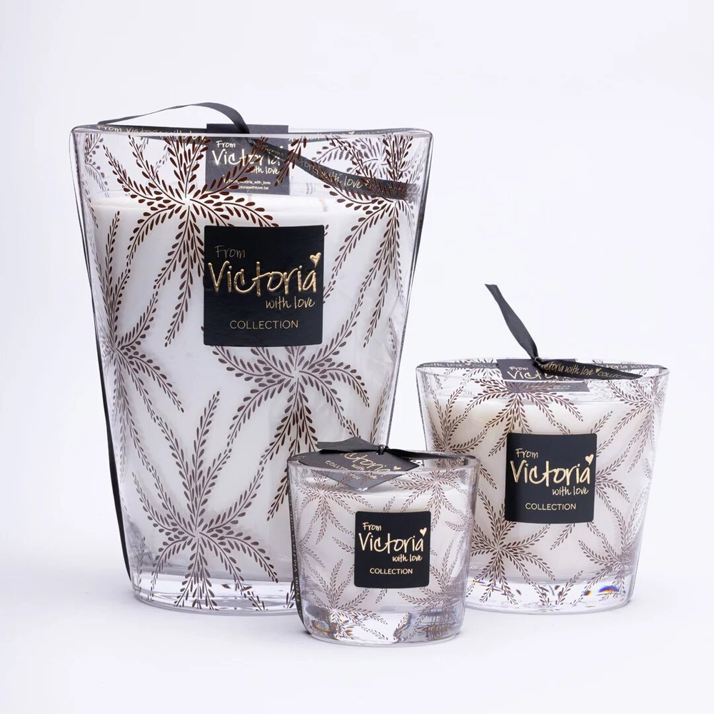 nan Свеча ароматическая Ferns brown Victoria with Love Коричневый