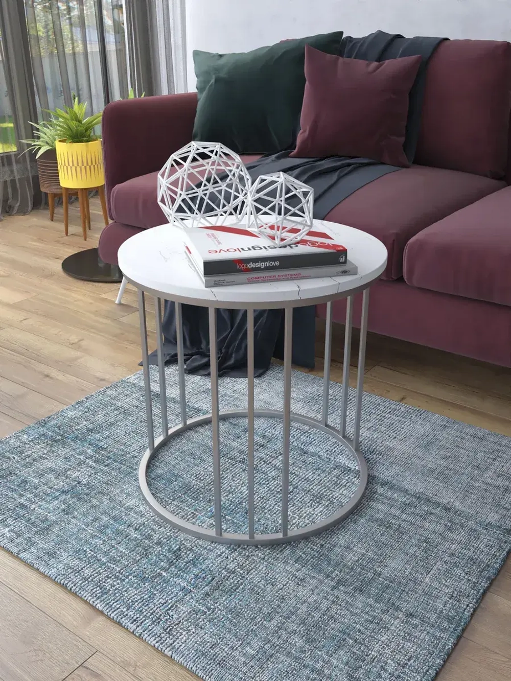 Журнальный стол Трио малый - ССБ - МДФ в ПВХ