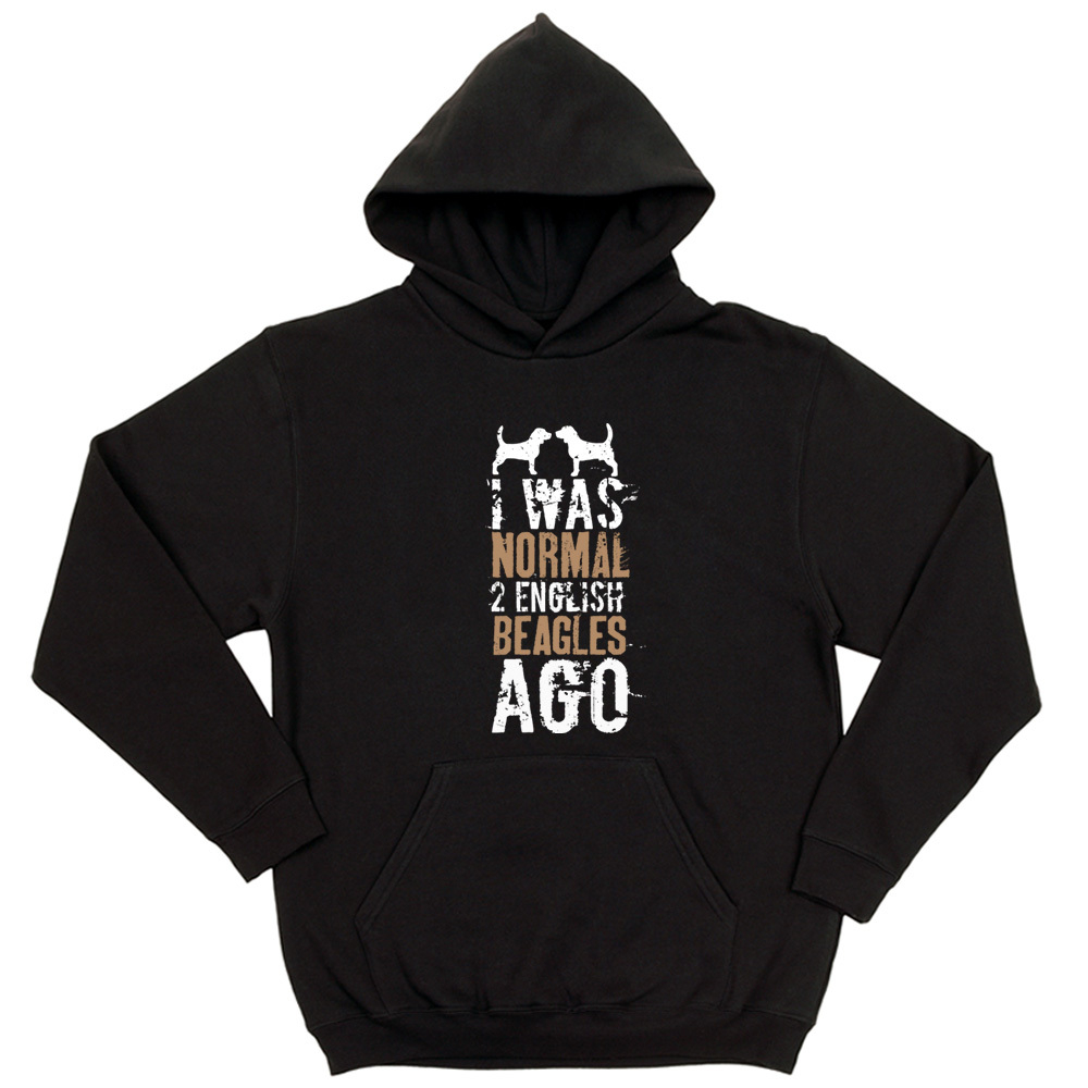 Толстовка "2 Бигля назад"