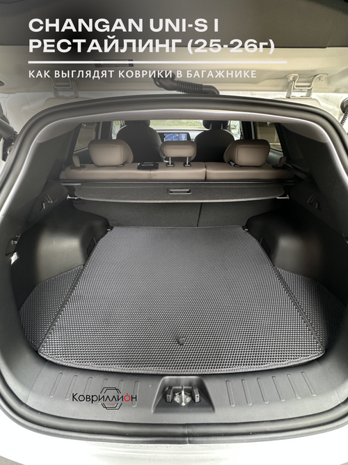 Коврики ЭВА в багажник для Changan UNI-S рестайлинг (CS55 Plus рестайлинг 2) 2025-2026г
