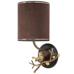 Бра настенный светильник Терра Каштан правое