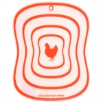 Доска разделочная пластиковая гибкая 30*23см «Птица»