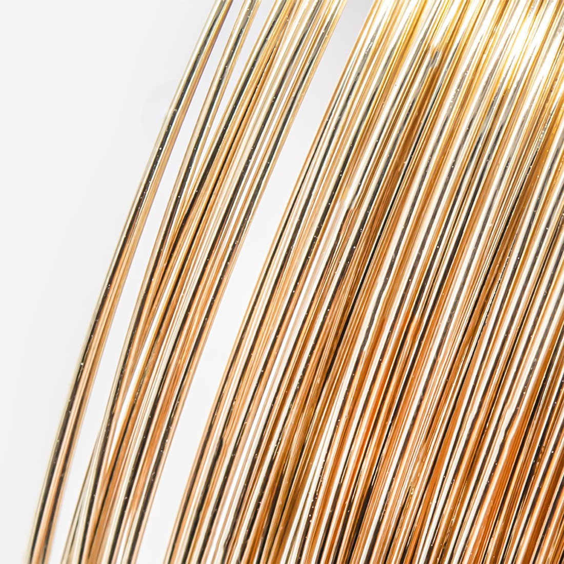 Мемори проволока для браслетов, диаметр 60мм, позолота, сталь