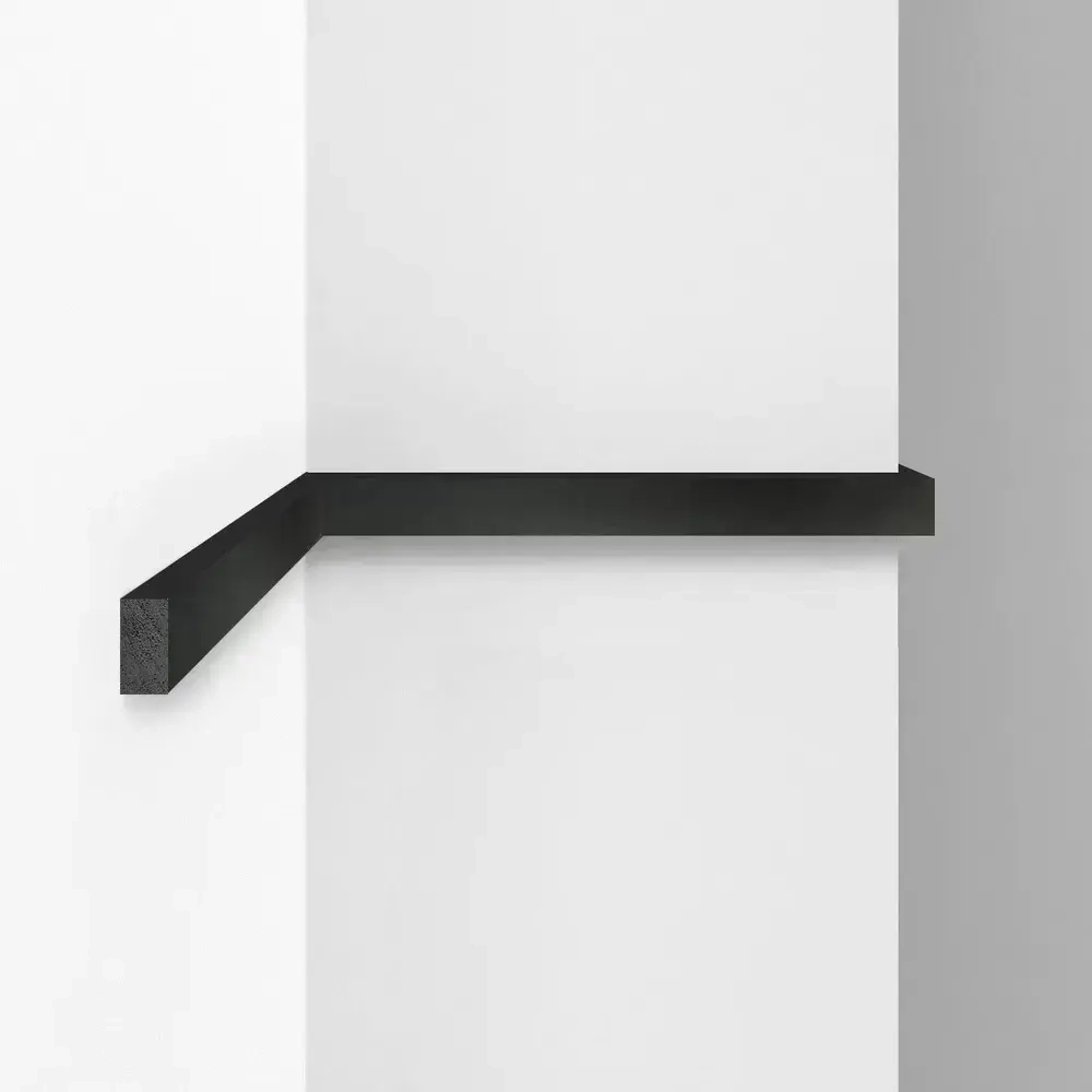 Рейки декоративные на стену дюрополимер DECOMASTER (ДЕКОМАСТЕР), 15х7х2900 мм D052-116 ДМ черный