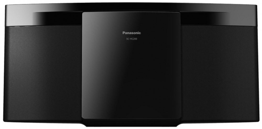 Музыкальный центр Panasonic SC-HC200EG-K черный 20Вт CD CDRW FM USB BT