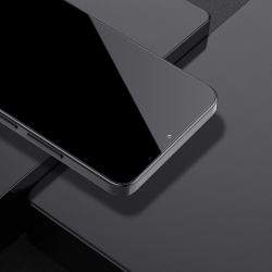 Защитное стекло для Xiaomi Poco F7, тонкие черные рамками и олеофобное покрытие, G-Rhino