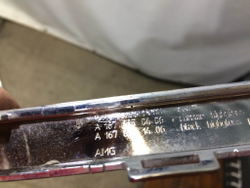 Молдинг переднего бампера Mercedes GLS (X167) 19-нв Б/У Оригинал A1678850406