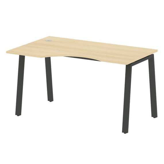 Метал Систем Стол криволинейный левый на А-образном м/к БА.СА-2 (L)  1400*900*750