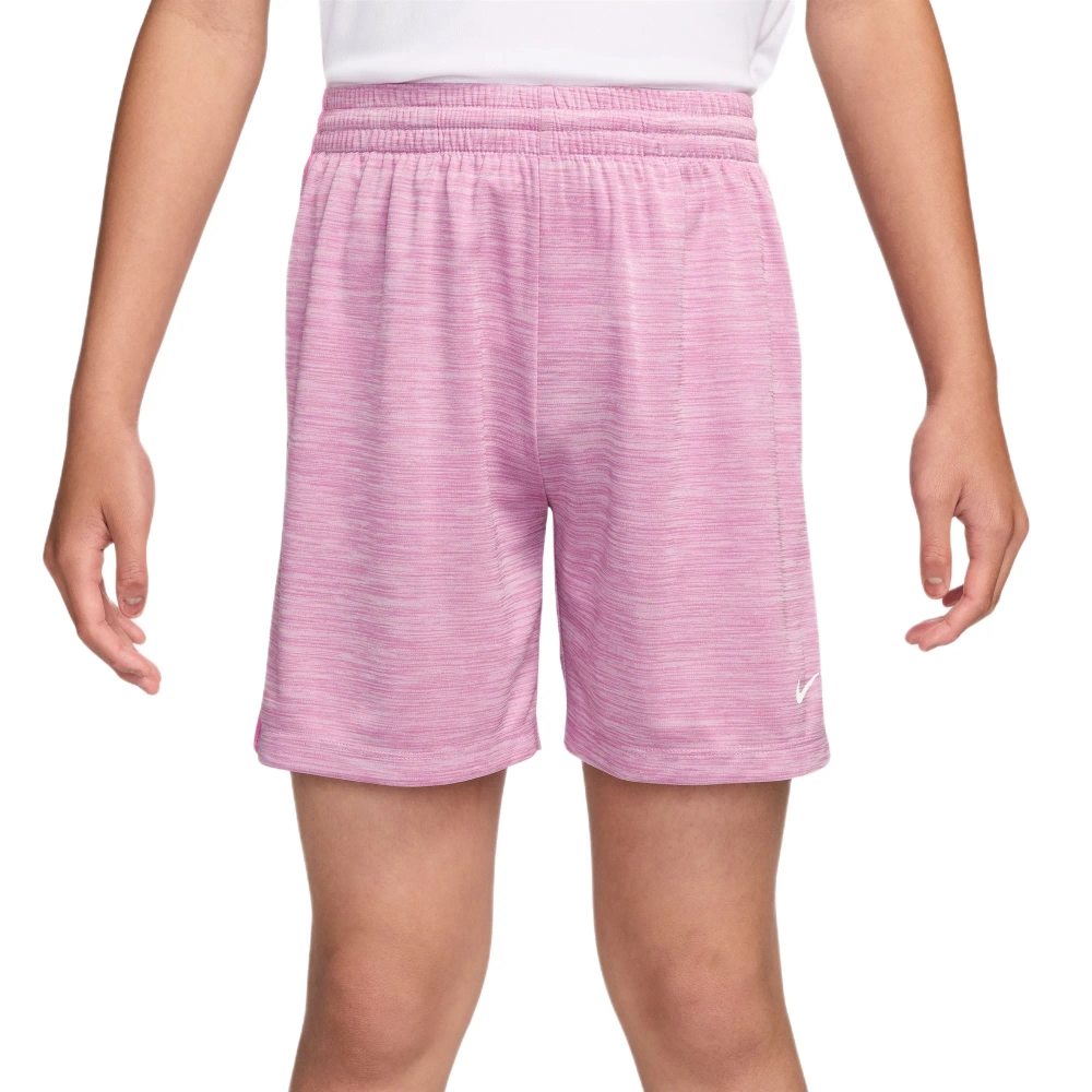 Детские теннисные шорты Nike Kids Dri-FIT Multi Big Training - playful pink/pink rise/white
