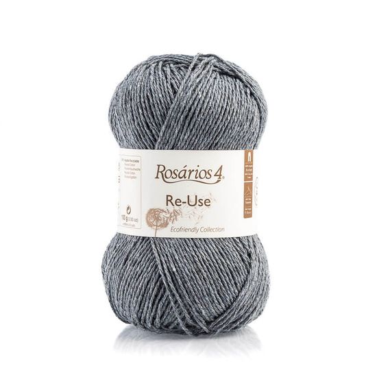Пряжа ROSARIOS 4 Re-Use (100% переработанный хлопок)
