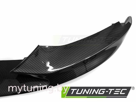 Спойлер бампера переднего для BMW 4 F32 / F33 / F36 (13-...) под карбон в стиле M-Performance