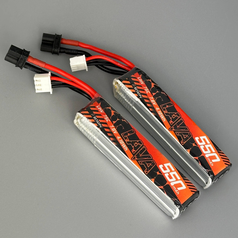 Аккумулятор Betafpv Lava 2S 550mAh 75C 7.6V 2шт.