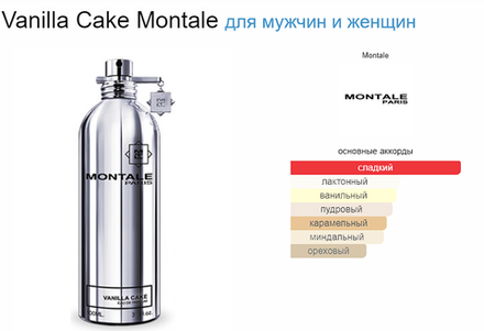 Montale Vanilla Cake 100ml (duty free парфюмерия)