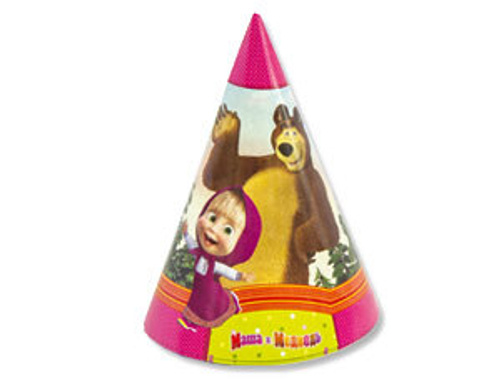 Колпак Маша и медведь, 6шт