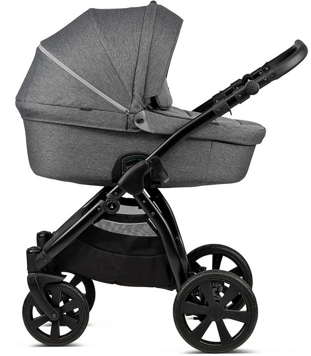Детская коляска Noordi Fjordi 3 в 1 с автокреслом Terra Edusky Black 1132813/1302813 Dark Grey