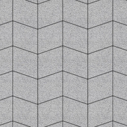 Тротуарная плитка РОМБ - Гранит Белый