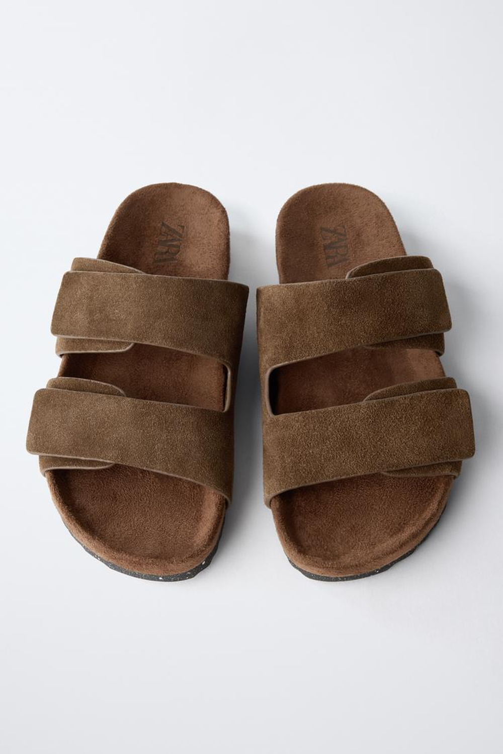 ZARA STORIESZ - КОЖАНЫЕ САНДАЛИИ, КОРИЧНЕВЫЙ