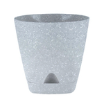 Горшок для цветов InGreen Amsterdam D250мм 8л с прикорневым поливом, светлый камень