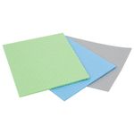 Салфетки губчатые для уборки кухни 15х18 см, ЦЕЛЛЮЛОЗНЫЕ, КОМПЛЕКТ 3 шт., цветные, LAIMA, 700265