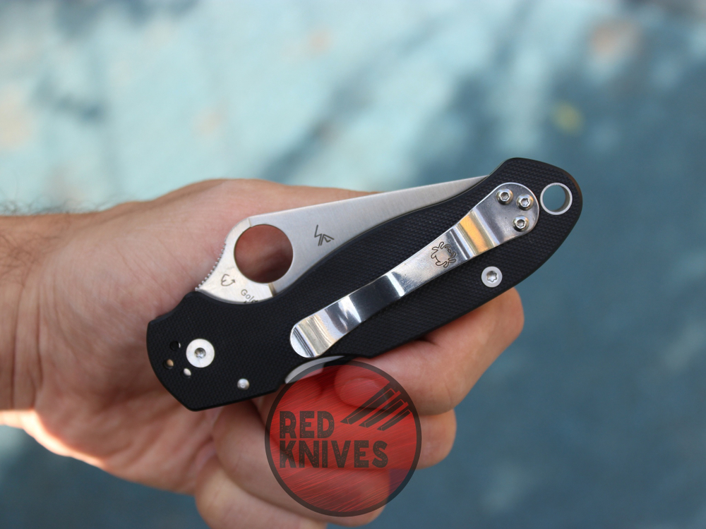 Нож Spyderco Para 3 G10 ЧБ C223GP