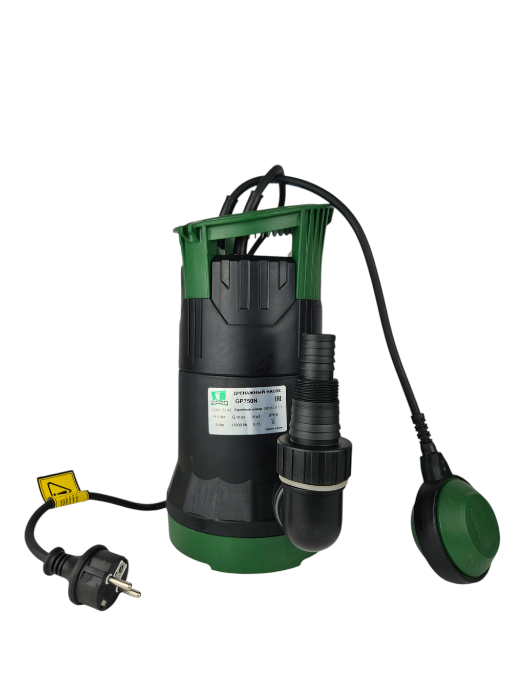 Насос дренажный PUMPMAN GP750N