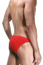 Красные мужские трусы-слипы (Размер: M) (Цвет: красный)