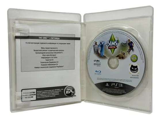 PS3 Sims 3 Питомцы (Б/У, Полностью на русском языке, BLES-01368)