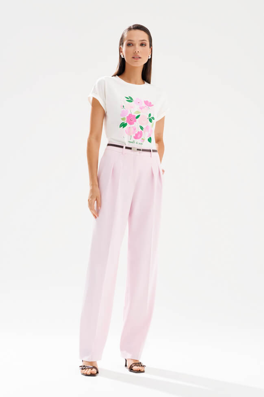 31245 Брюки женские (светло-розовый.)