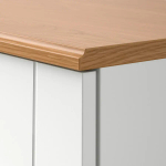 Шкаф - SKRUVBY  IKEA/ СКРУВБИ ИКЕА, 90х190 см, белый/под беленый дуб