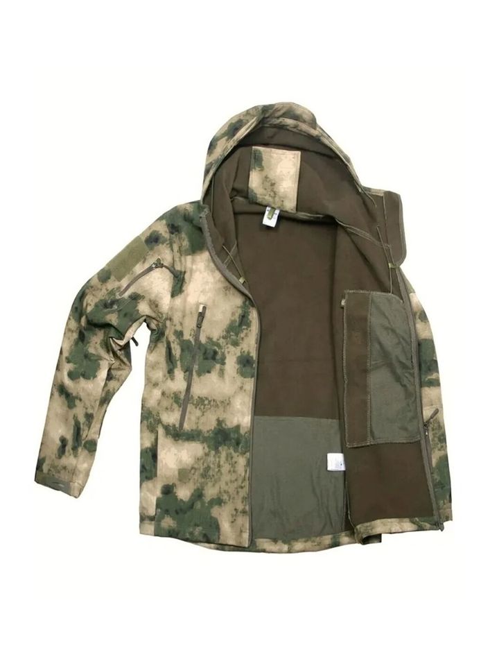Ветровка Shark Skin Soft Shell на флисе (мох)