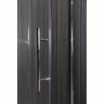 Душевой уголок Esbano ESR-8190 ESUGR8190 100х80 стекло прозрачное/профиль хром