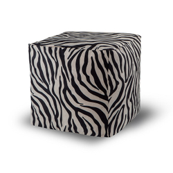 Пуф куб Зебра