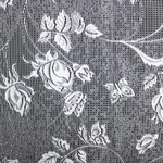 Полотно жаккардовое рис. 2-10-57,  ширина 3.3м, цвет белый, Россия.