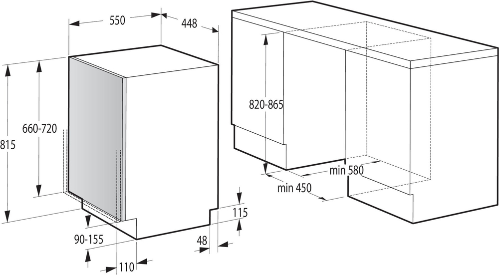 Встраиваемая посудомоечная машина Gorenje GV561D10
