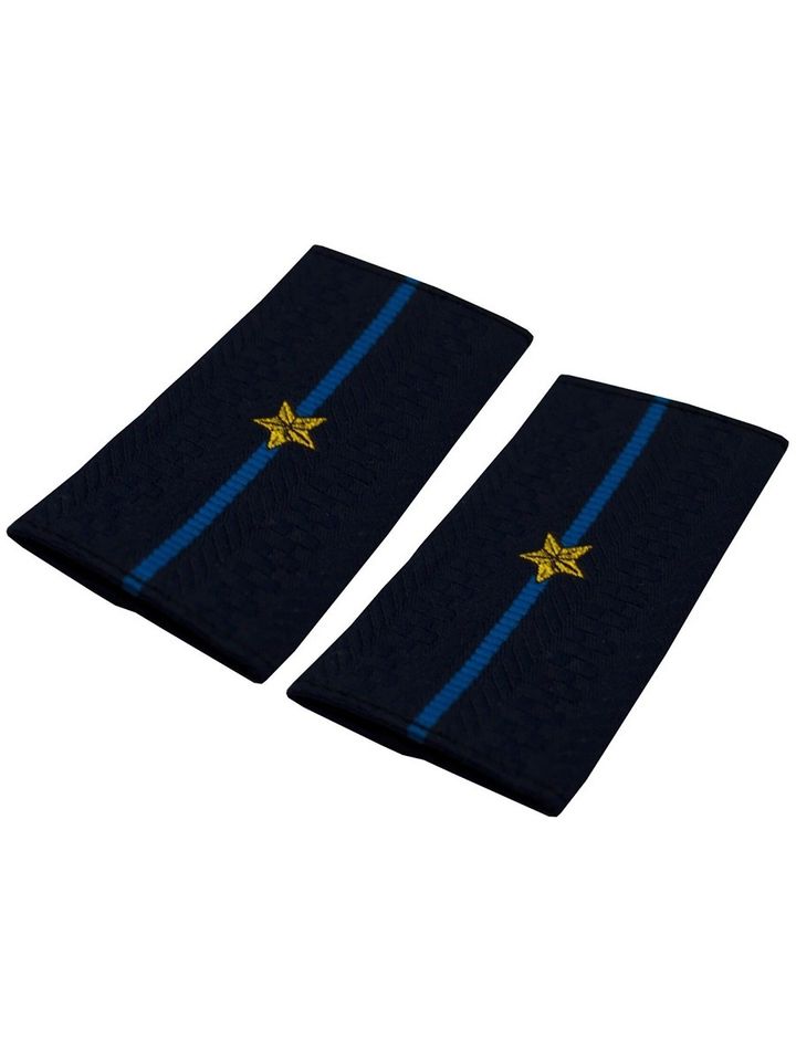 Фальшпогоны Юстиция нового образца жаккардового плетения мл.лейтенант