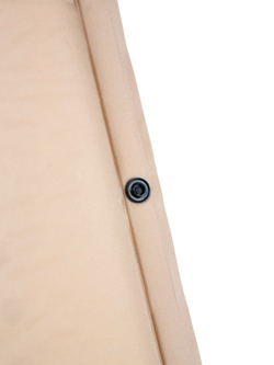 Коврик надувной односпальный Naturehike D04, с чехлом и подушкой, бежевый (CNK2450WS020)