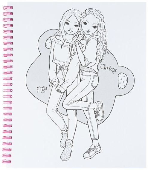 TOPModel Colouring Book TEDDY COOL