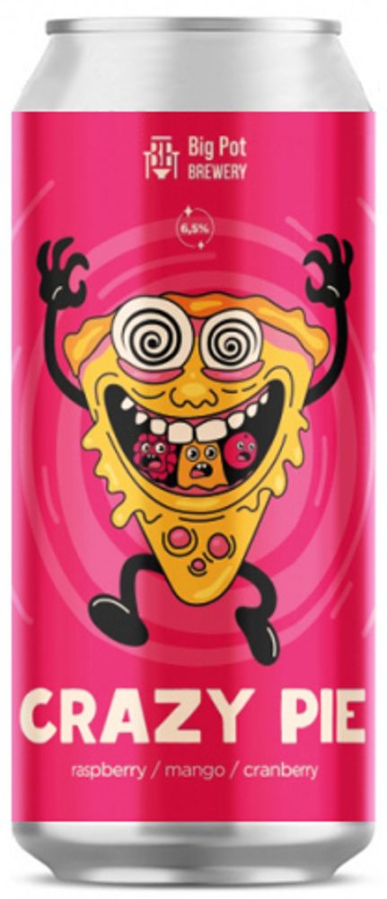 Пиво Биг Пот Крейзи Пай / Big Pot Crazy Pie 0.45 - банка