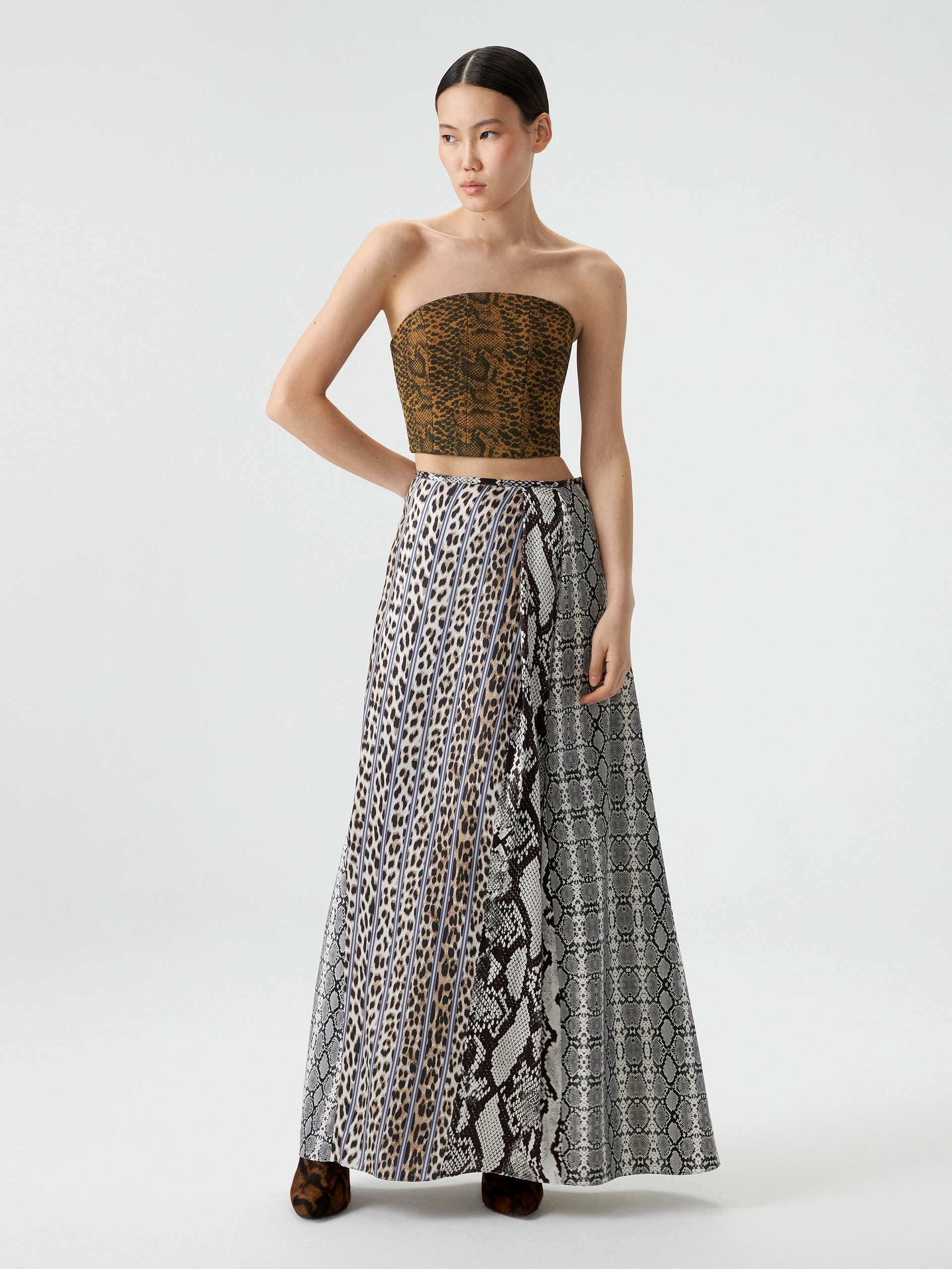 Юбка макси принтованная OLA OLA