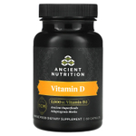Ancient Nutrition, Витамин D, 125 мкг (5000 МЕ), 60 капсул