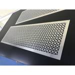 Вентиляционная решетка в подоконник для батареи DECOR/плоская/АЛ/2 мм