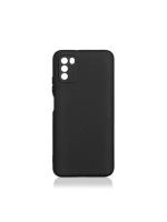 Силиконовый супертонкий чехол для Poco M3 black DF
