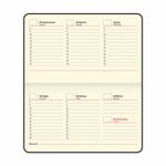 Еженедельник недатированный МАЛЫЙ ФОРМАТ 95х155 мм, А6, BRAUBERG "Iguana", под кожу, 64 л., красный, 114481