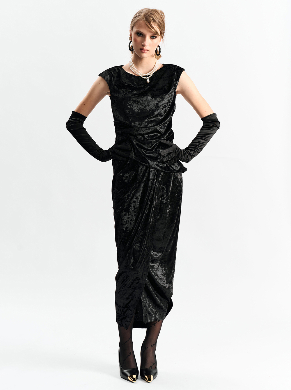 Блуза женская 1269 черный