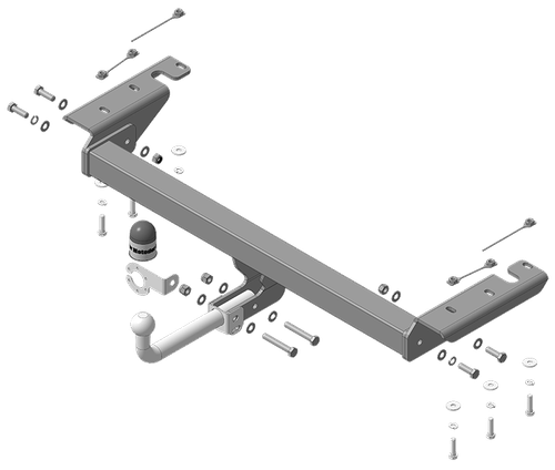Фаркоп Motodor для Changan CS55 Plus, UNI-S (2021-)97203-A
