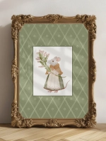 Постер в детскую 40х50 см ретро стиль