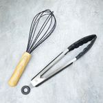 Набор кухонных принадлежностей из силикона, 12 предметов, цвет чёрный