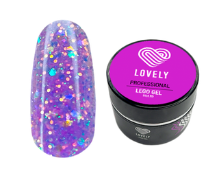 Гель для наращивания и укрепления Lovely, Lego Gel Mermaid Alana, 15 гр