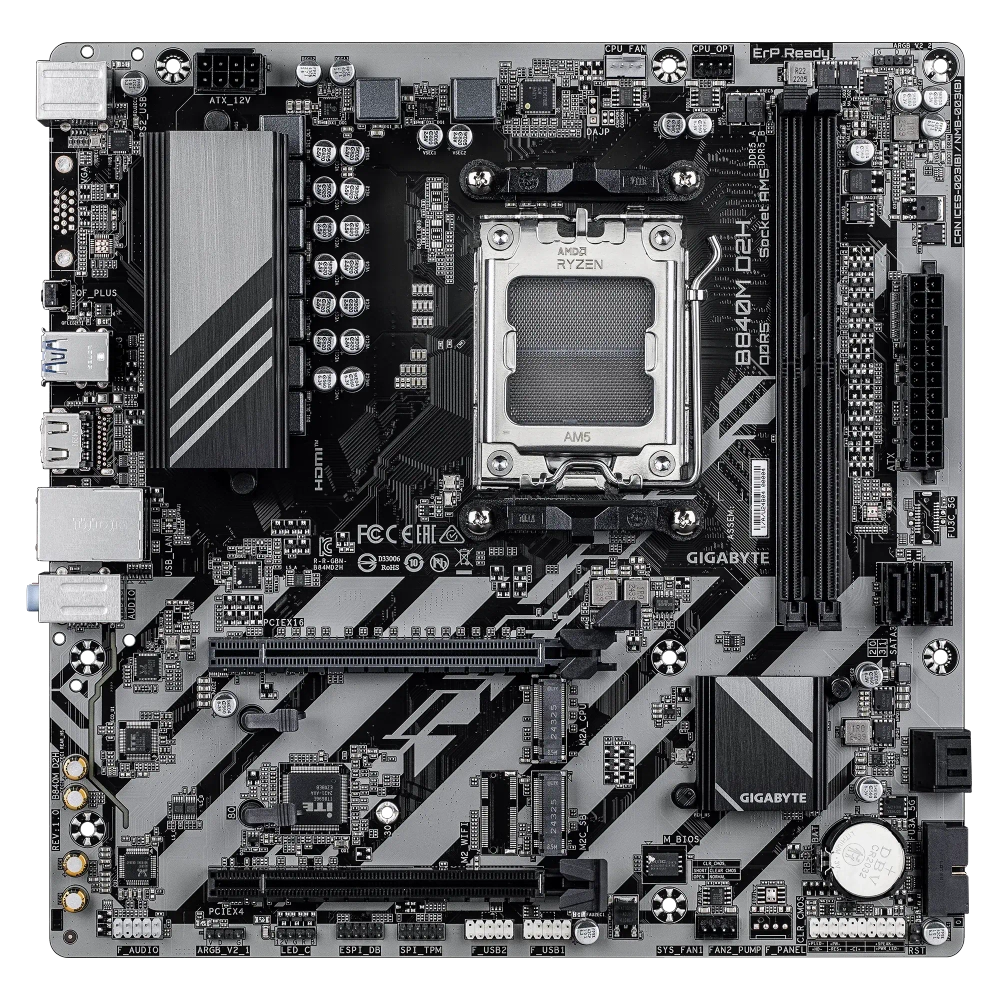 Материнская плата Gigabyte B840M D2H (B840M D2H)