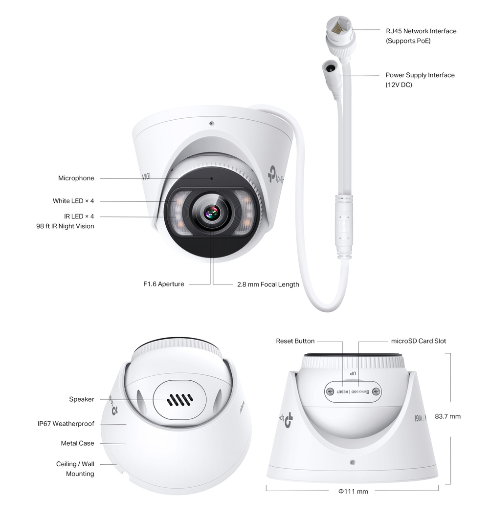 IP-камера TP-Link VIGI C455 2.8 mm